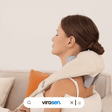 Virosen™ Deep Tissue Neck, Shoulder & Back Massager + FREE Oil
