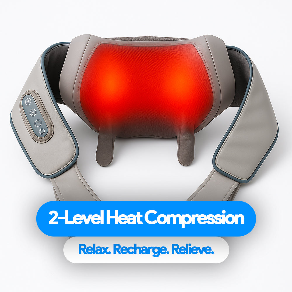 Virosen™ Deep Tissue Neck, Shoulder & Back Massager + FREE Oil